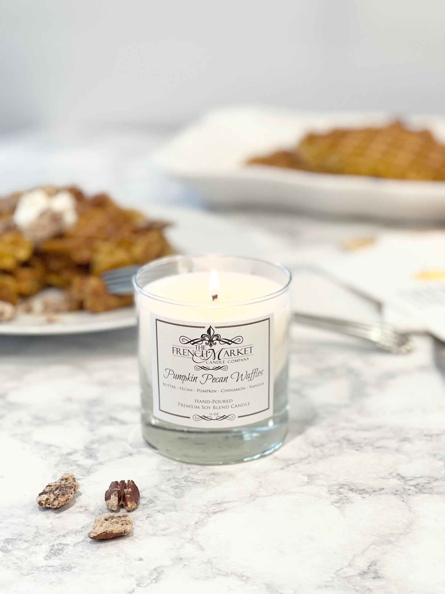 Pumpkin Pecan Waffles